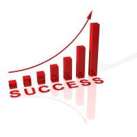 Red Success Illustation